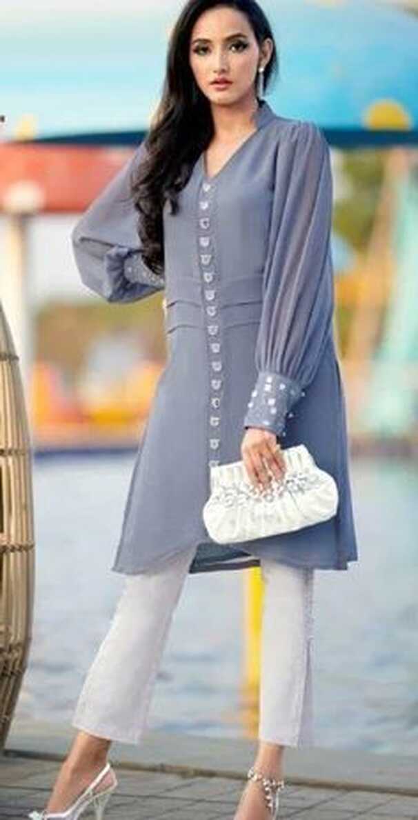 140 Plain simple kurti ideas | kurta designs, kurti designs ...