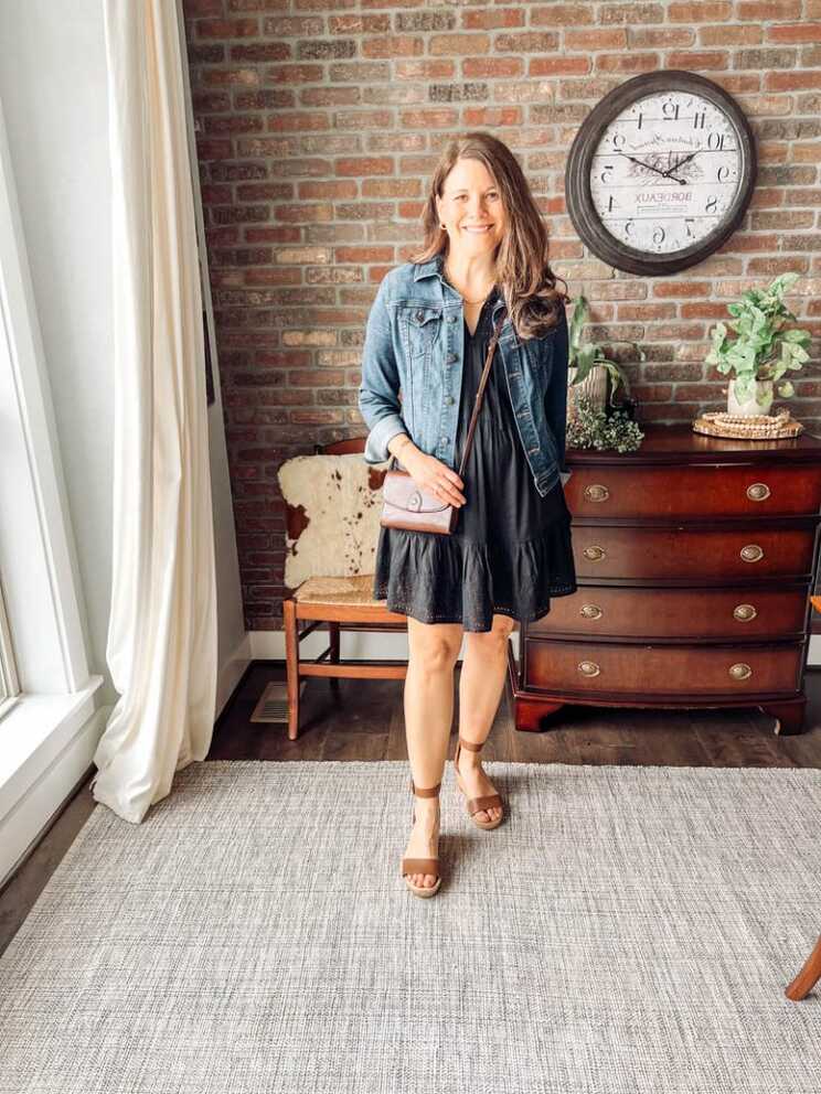 15 Perfect Looks: How to Wear a Denim Jacket with a Dress - Be So You