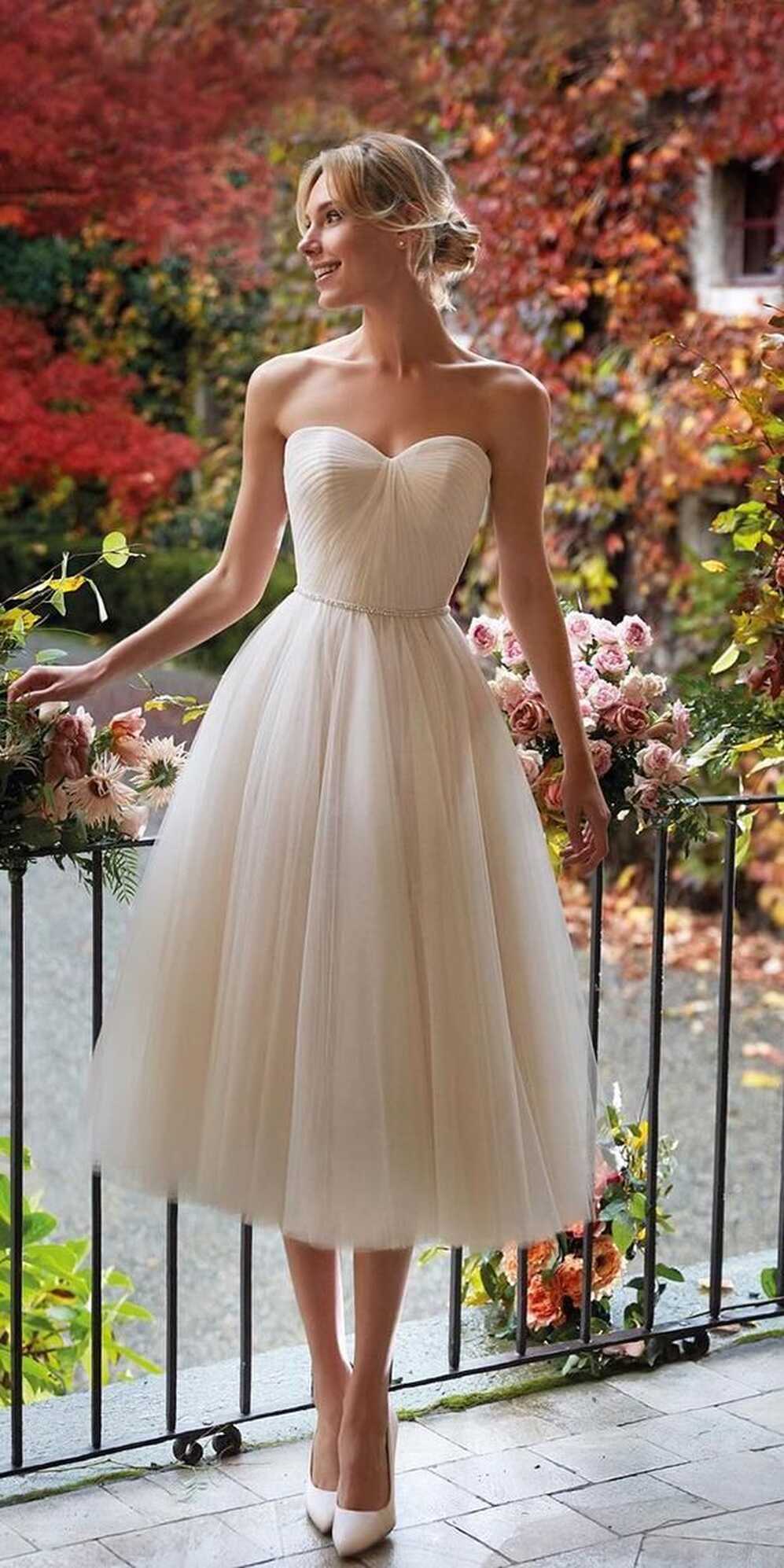 18 Exclusive Knee Length Wedding Dresses | Wedding Dresses Guide