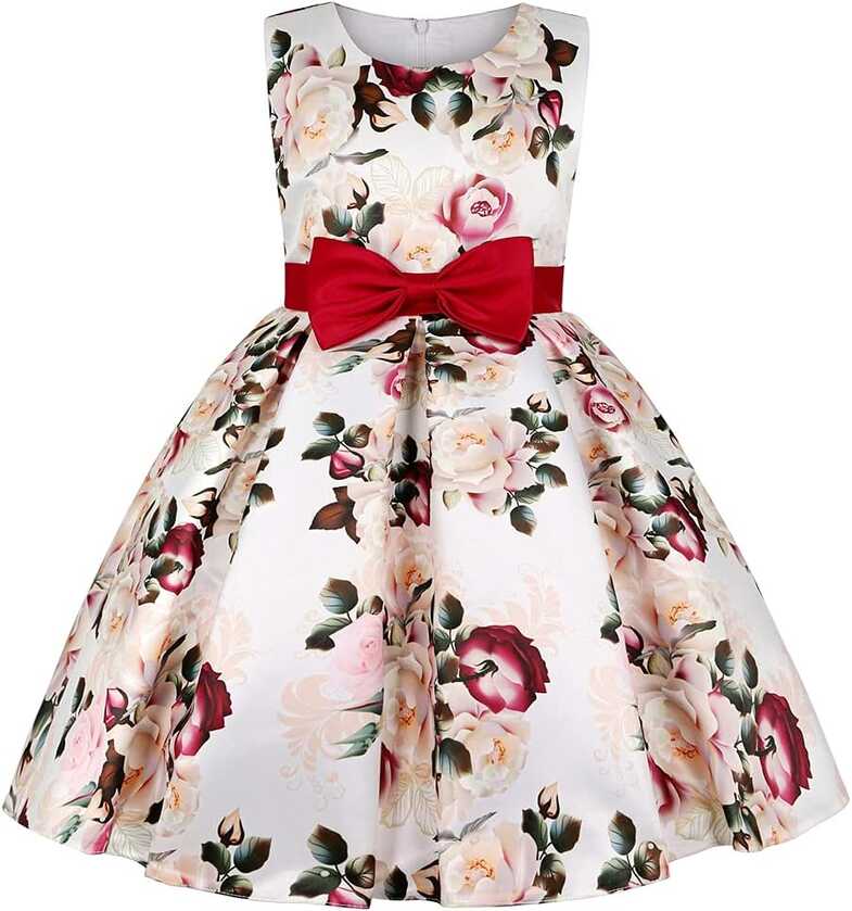 2-9 Years Girls Pageant Party Floral Dresses for Turkey | Ubuy