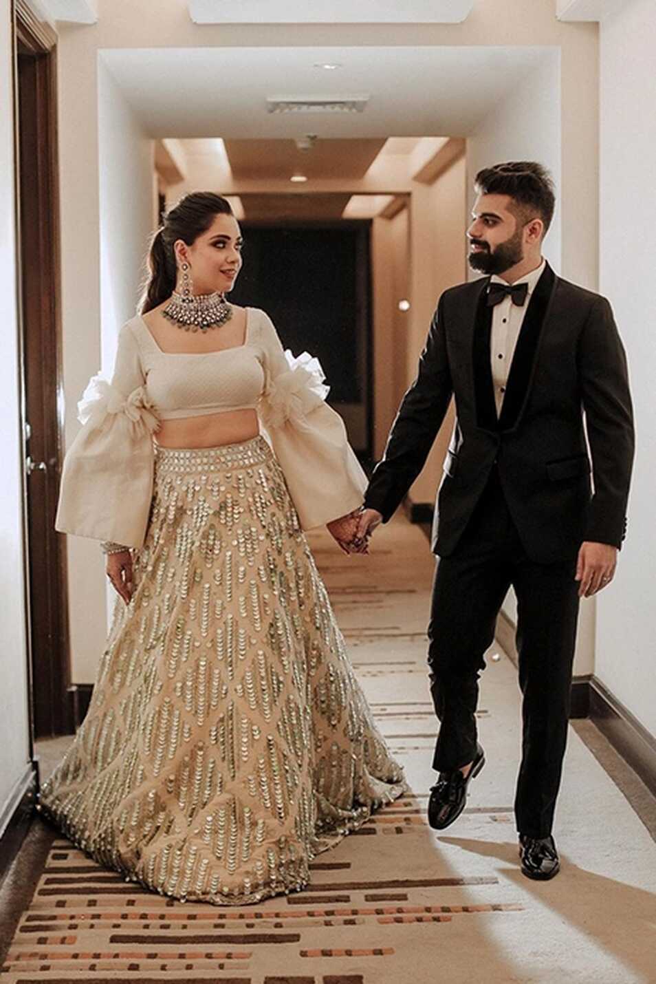 20+ Real brides who&#39;ll inspire you with their indo-western outfits ...