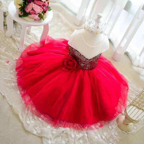 2015 Summer Style Baby Girl Princess Birthday Party Dress ...