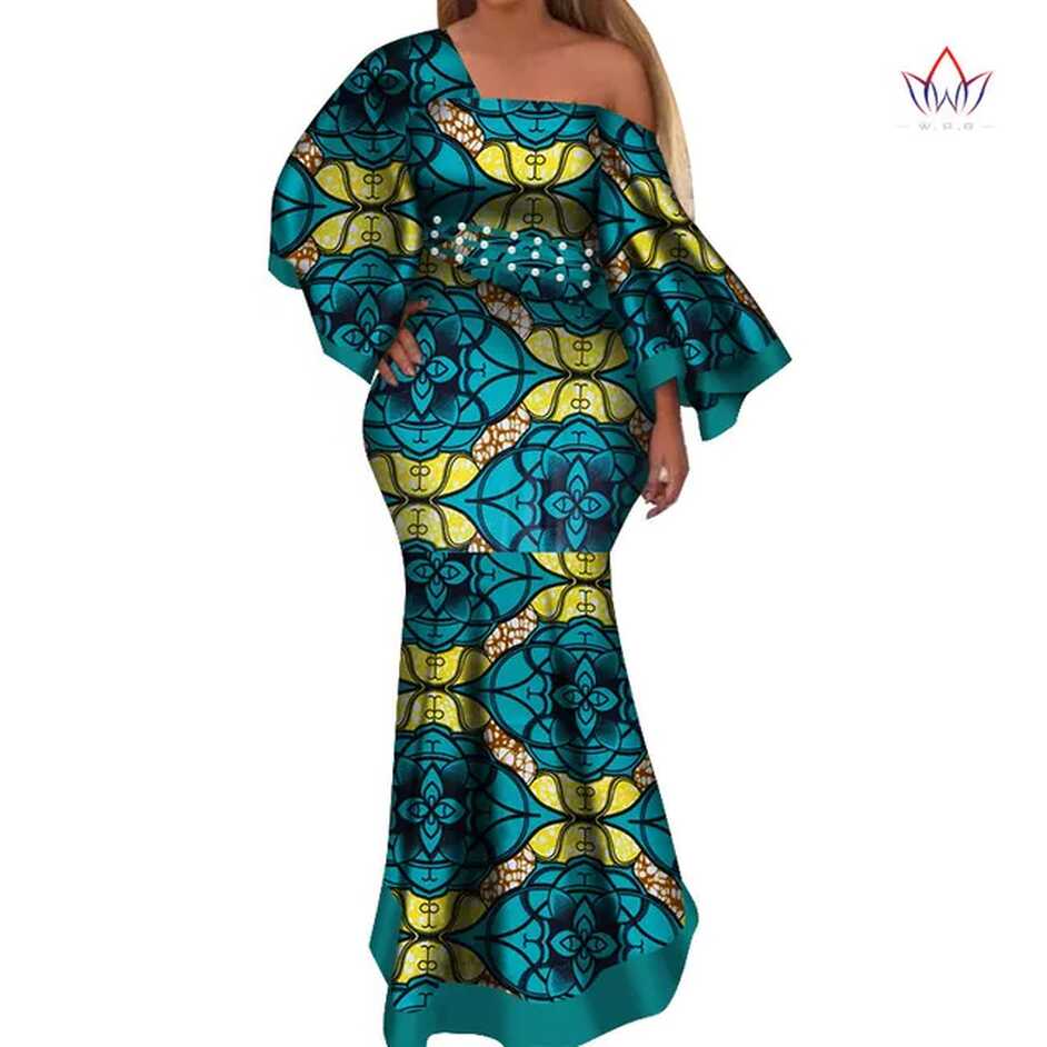 2019 New African Dresses For Women Bazin Riche Style Femme African ...