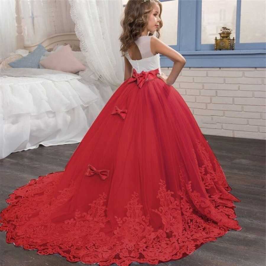 2020 Girls Summer Dress Long Ball Gown Evening Dress Kids Dresses ...