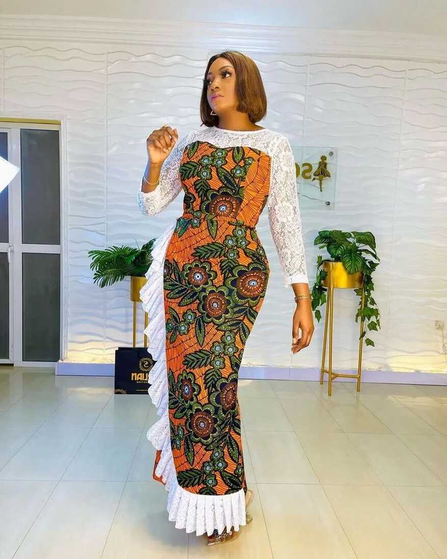 2022 Latest and Smart Ankara Gown Styles for Ladies. - Ladeey