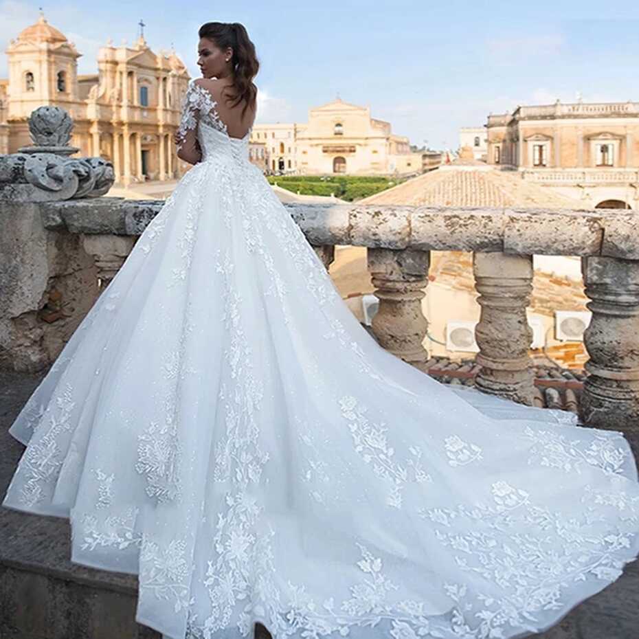 2023 Luxurious Sexy V-Neck Princess Wedding Dresses Women&#39;s ...