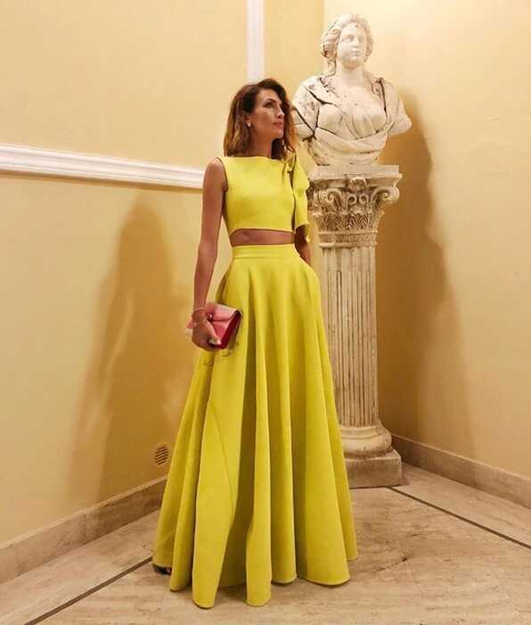 2023 Summer Two Piece Skirt Set Women Elegant Long Dress and Top ...