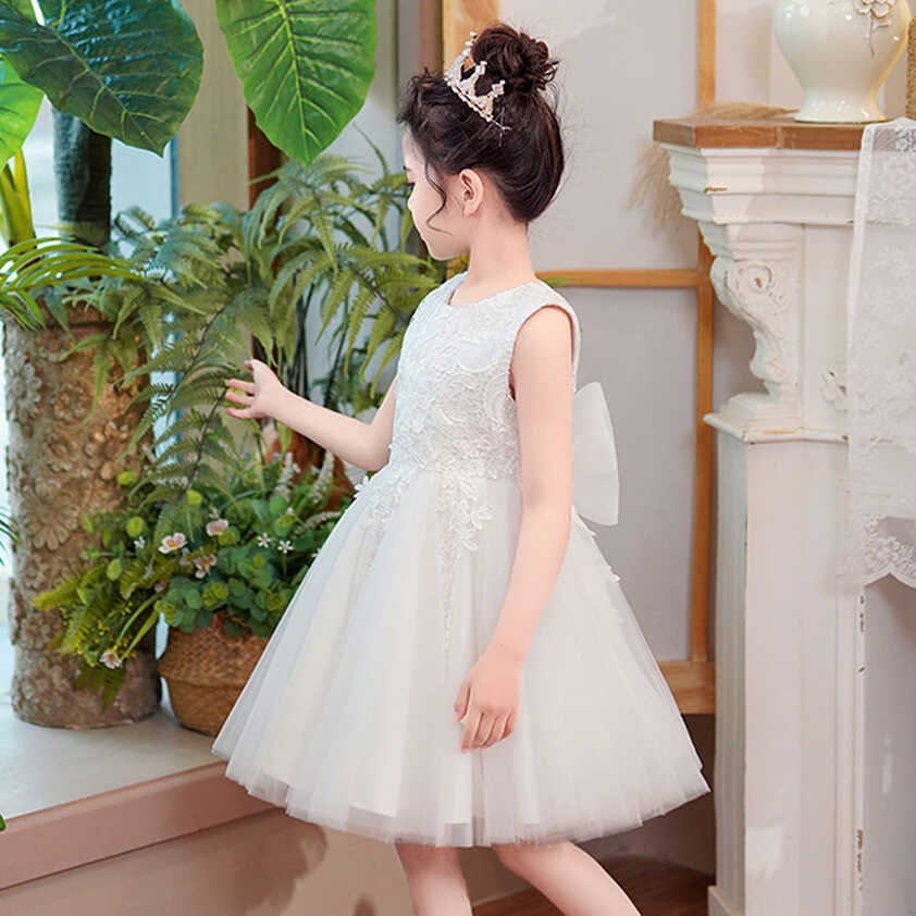 2024 summer white princess dress Western style girls&#39; dress girls ...