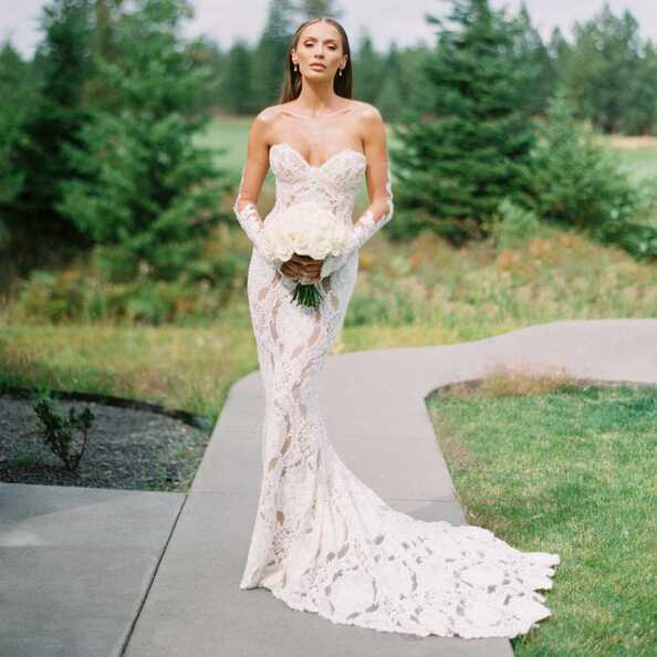 22 Illusion Wedding Dresses for Daring Brides