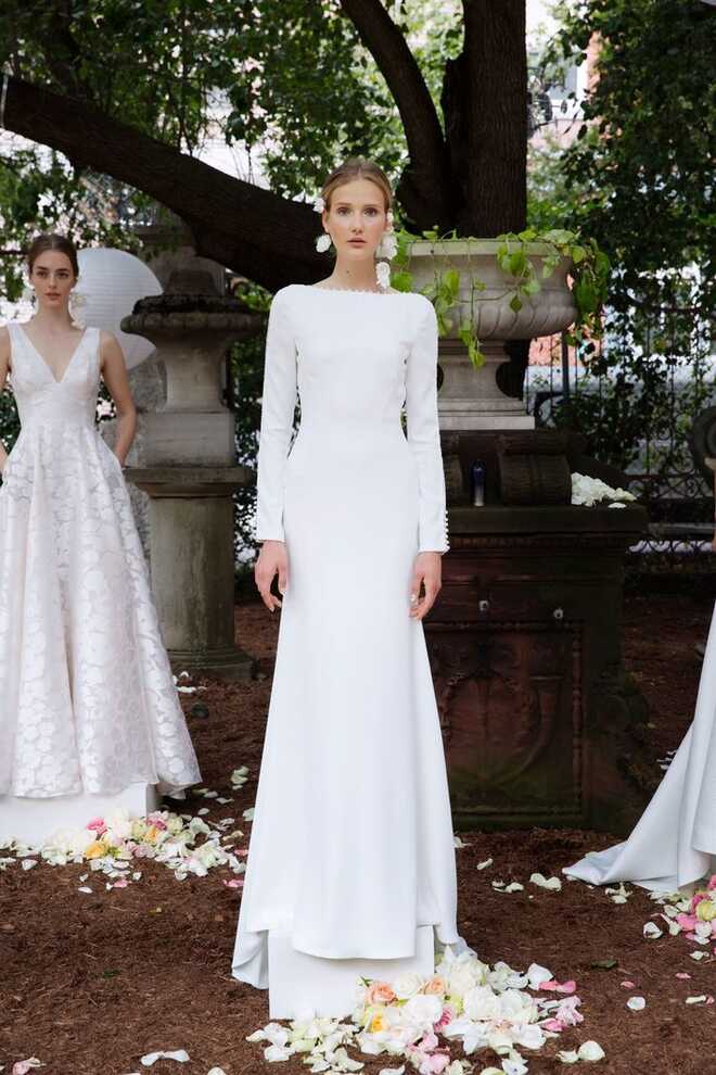 23 Elegant Long-Sleeve Wedding Dresses for Winter Weddings