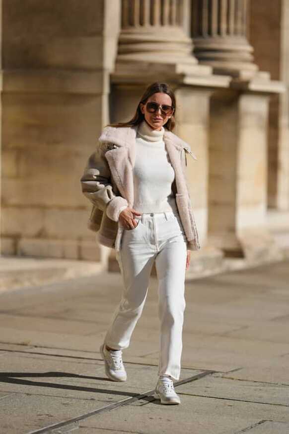 23 White-Winter Outfit Ideas | POPSUGAR Fashion