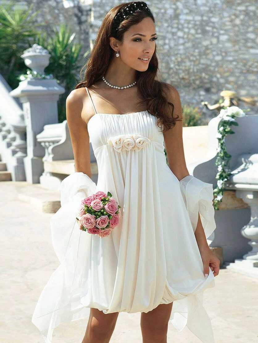 25 Short Beach Wedding Dresses