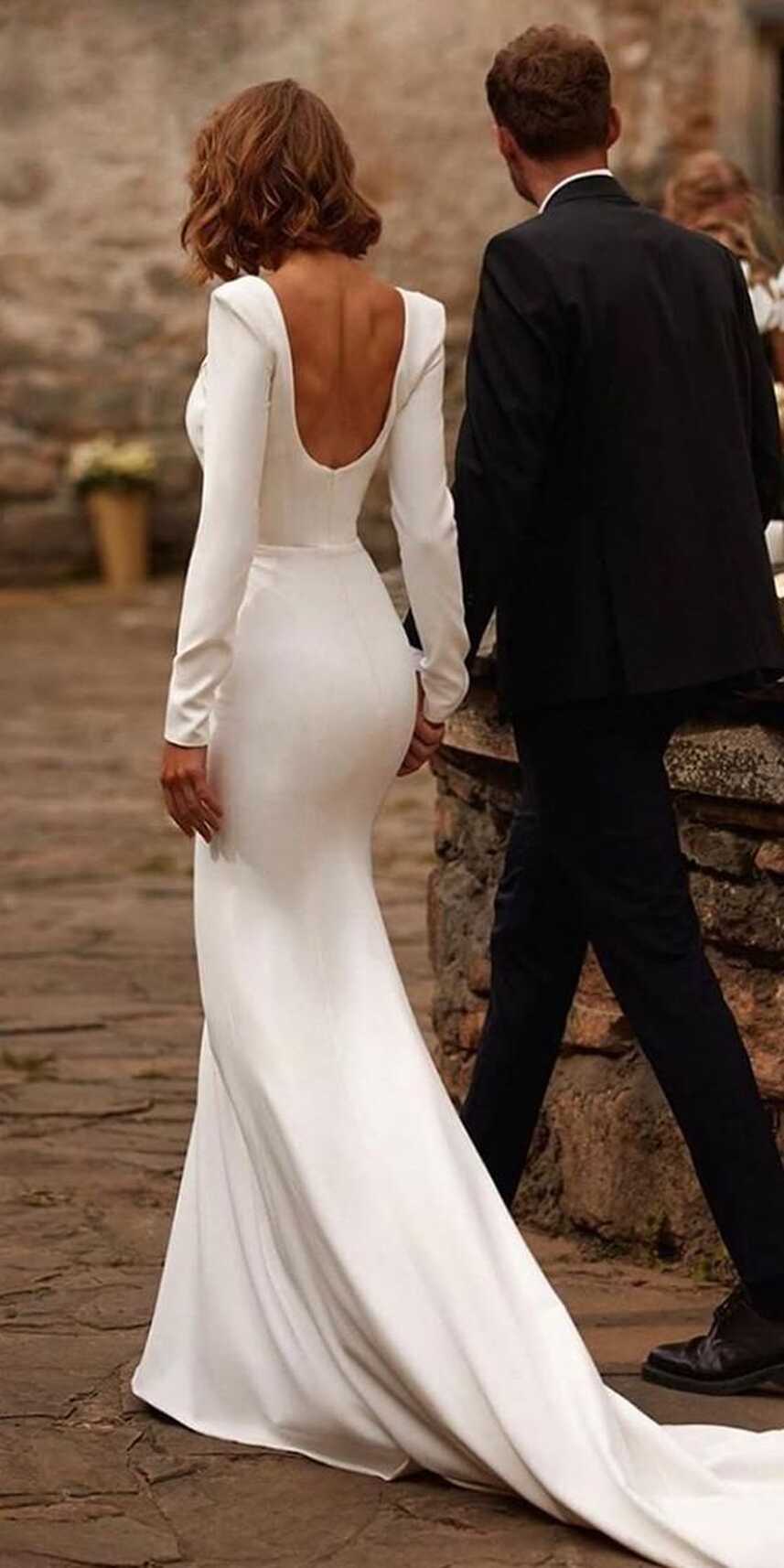 27 Awesome Simple Wedding Dresses For Cute Brides | Wedding ...