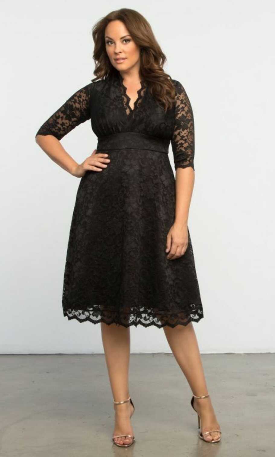 27 Plus Size Wedding Guest Dresses {with Sleeves}