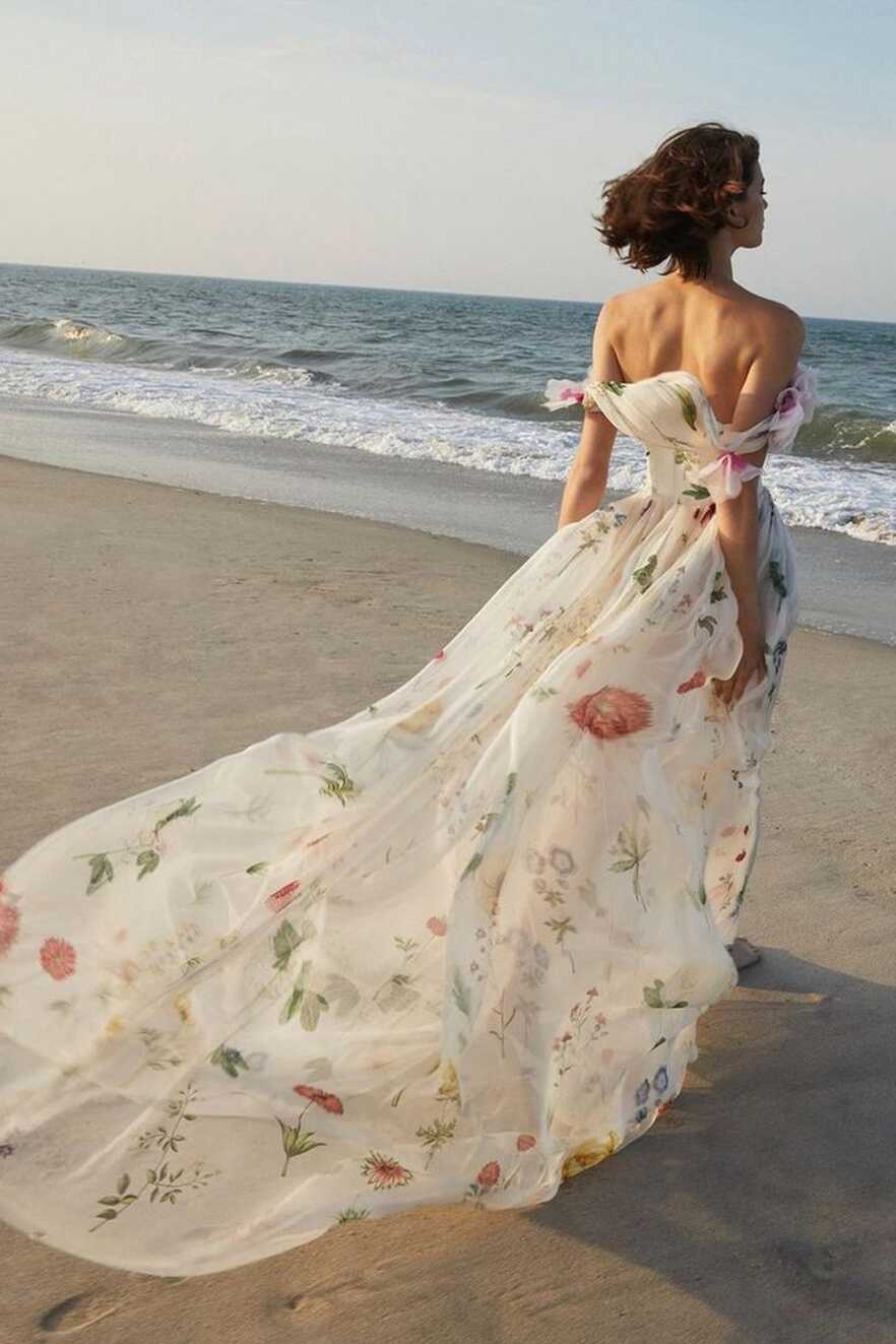 27 ULTRA-PRETTY FLORAL WEDDING DRESSES FOR BRIDES