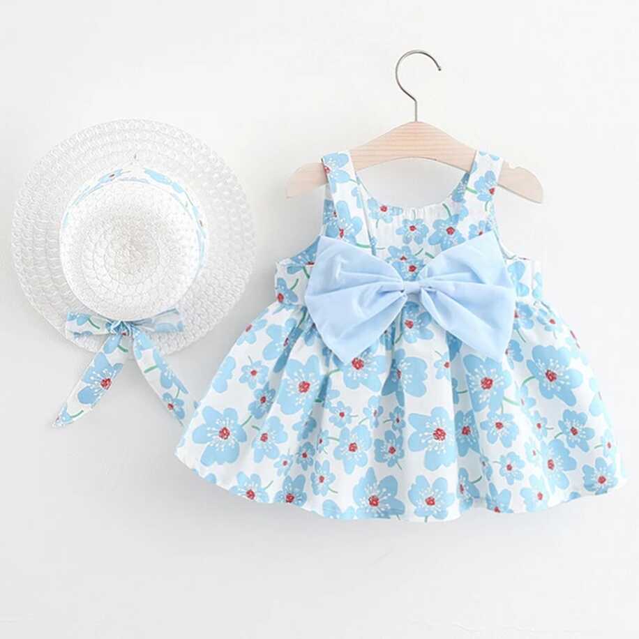 2piece Summer Clothes Baby Girl Beach Dresses Casual Fashion Print ...