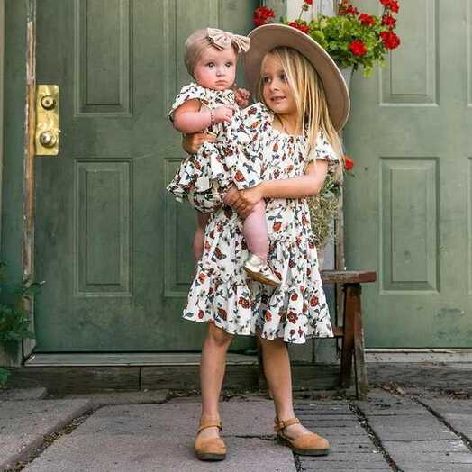 3 4 5 6 7 8 Years Old robe de fille d&#39;honneur Toddler Flower Girl ...