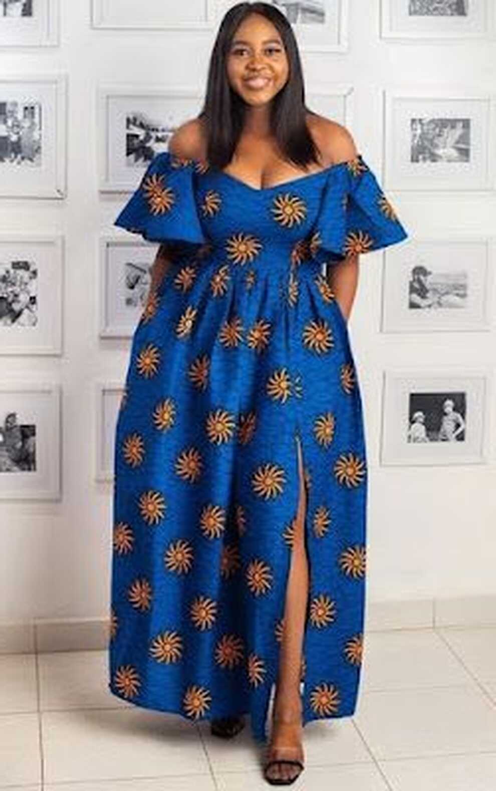 30+ Hot Off Shoulder Ankara Gown Styles for Ladies - Claraito&#39;s Blog