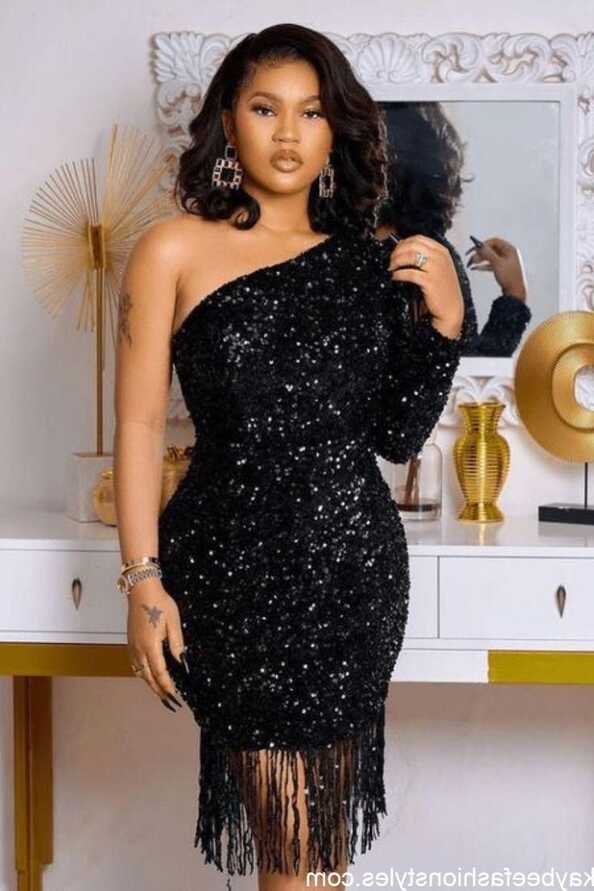 30 Latest Sequin Gown Styles in Nigeria - Kaybee Fashion Styles