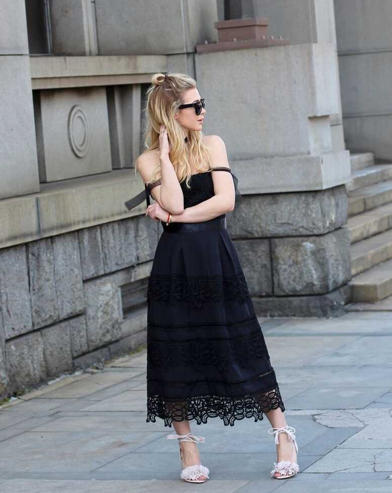 30 Ways to Wear Your Go-To Black Dress All Summer | All black ...