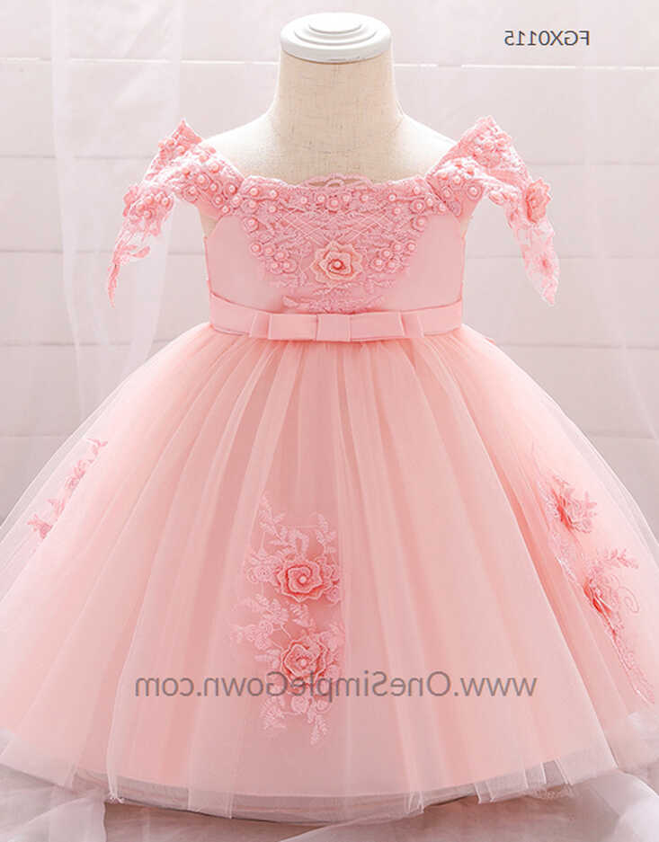 4 Colors 0-3 years old Baby Princess Dress Birthday Girl Dress ...