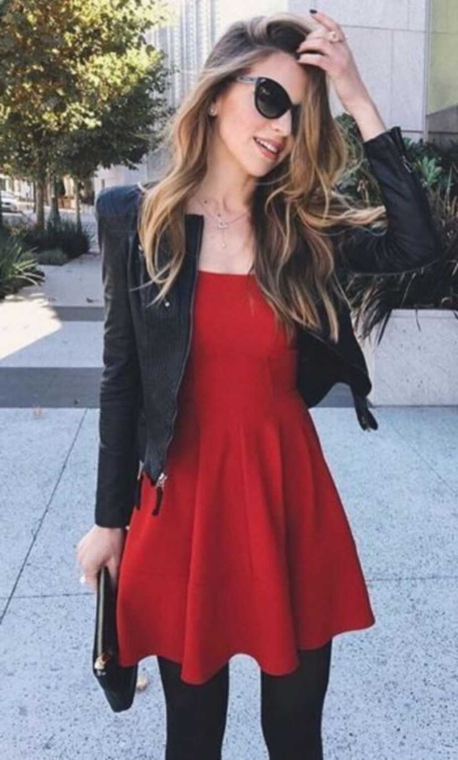 49 Cute and Simple Red Dress to Copy Now - vialaven.com