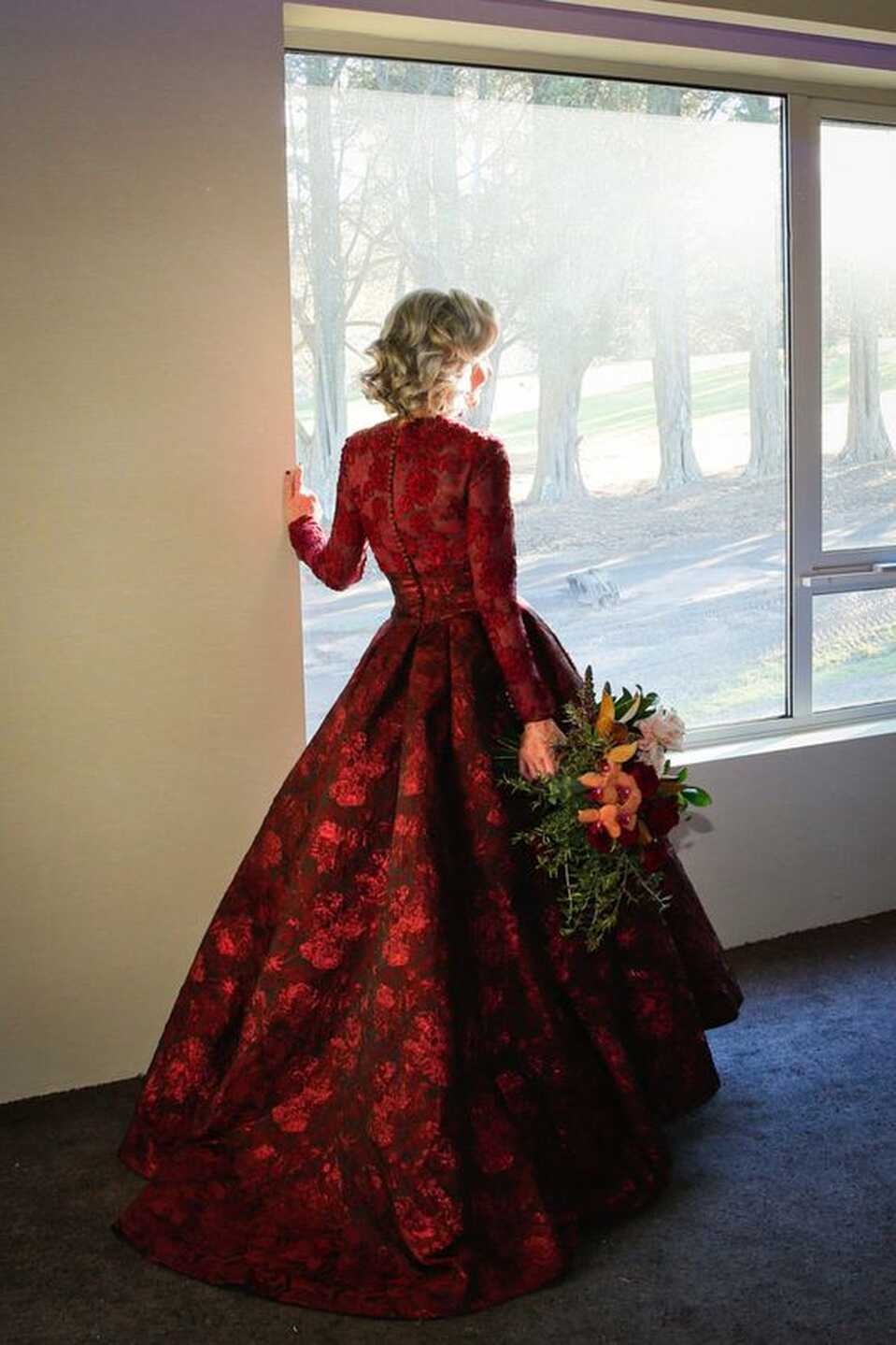 49 Red Wedding Dresses For Daring Brides - Weddingomania