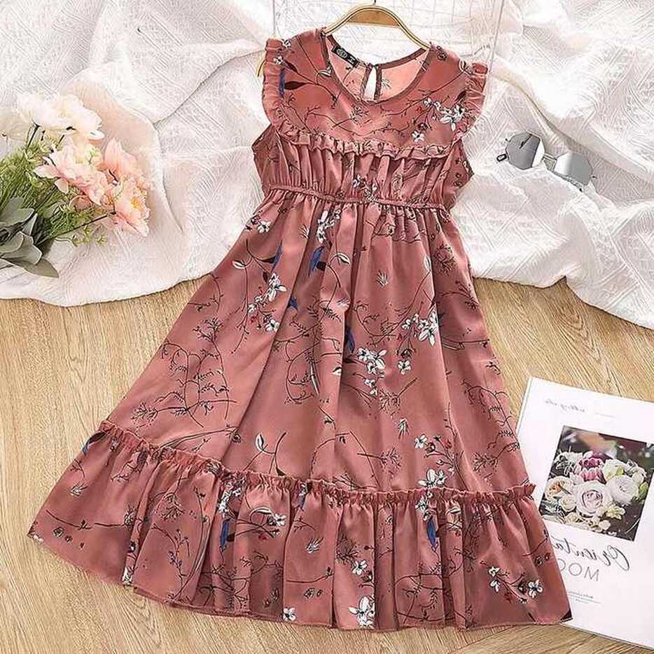 6 8 10 12 Year Old Summer Latest Frock Designs Kids Cloths Casual ...