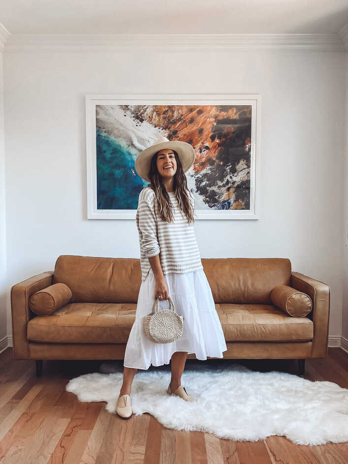 6 Ways to Style a Long White Dress | Natalie Borton