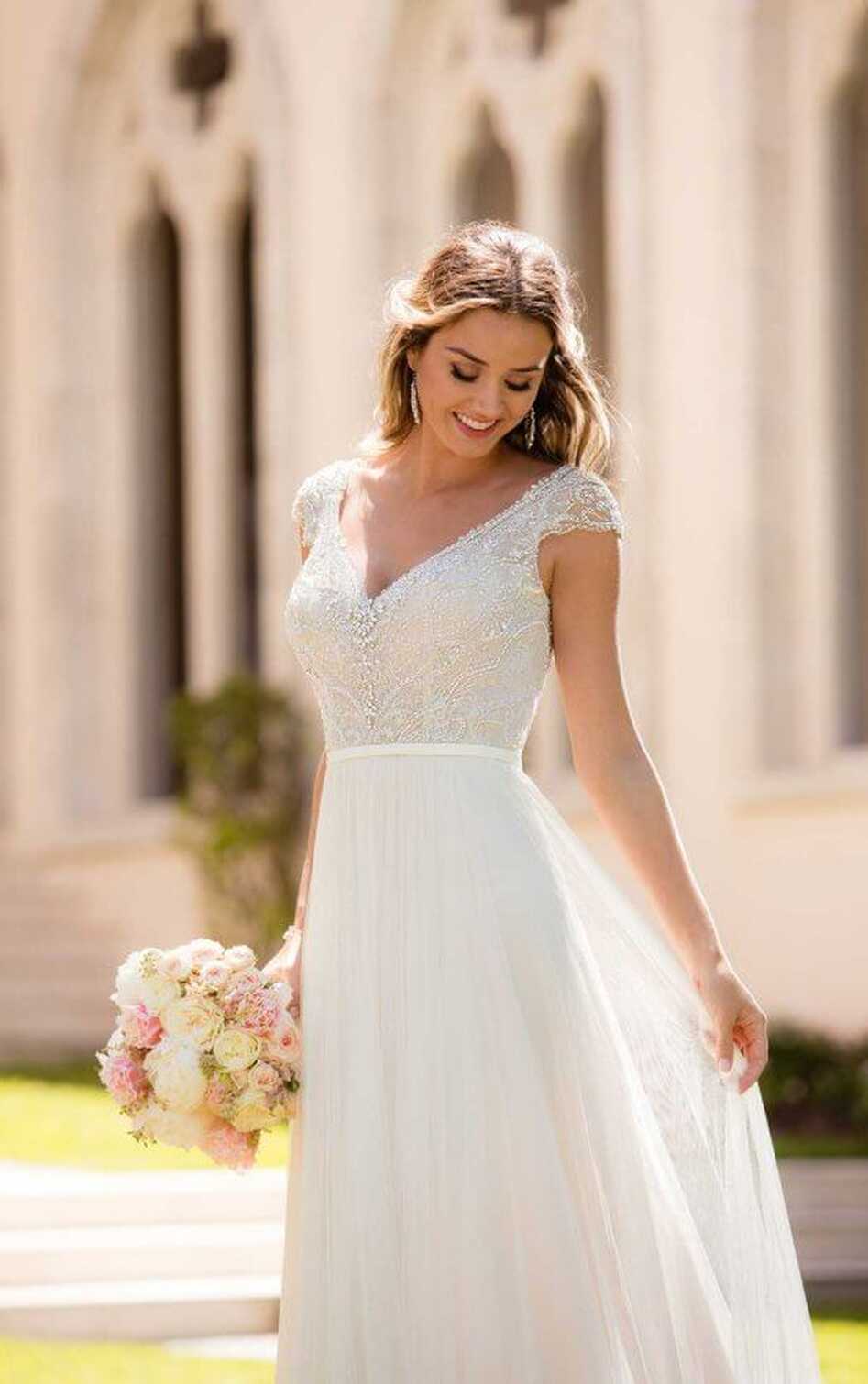 6628 - Casual Sophisticated Wedding Dress - Love &amp; Lace Boutique