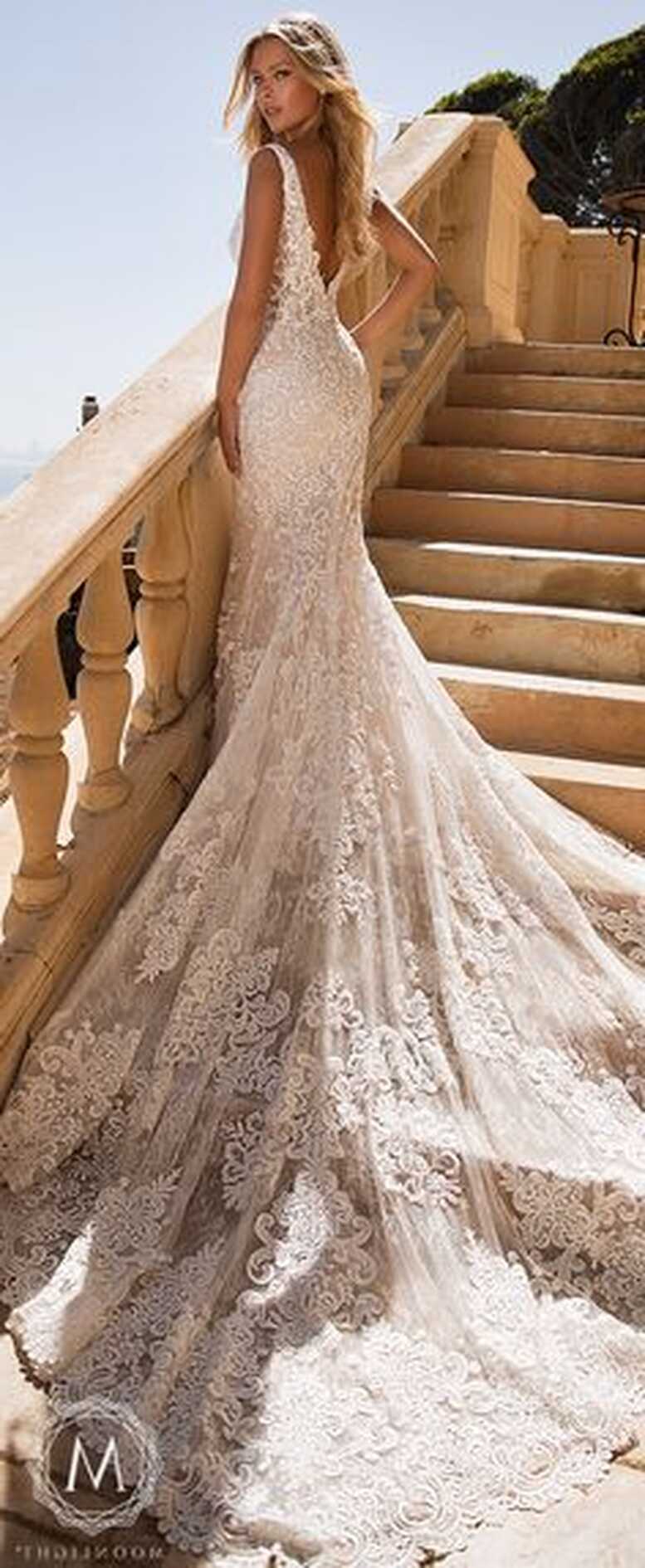 67 Best Wedding Dress Long Train ideas | dream wedding dresses ...