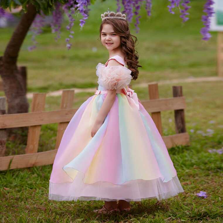 8-12 Years Girls dress Autumn And Winter New Baby Children Dress ...