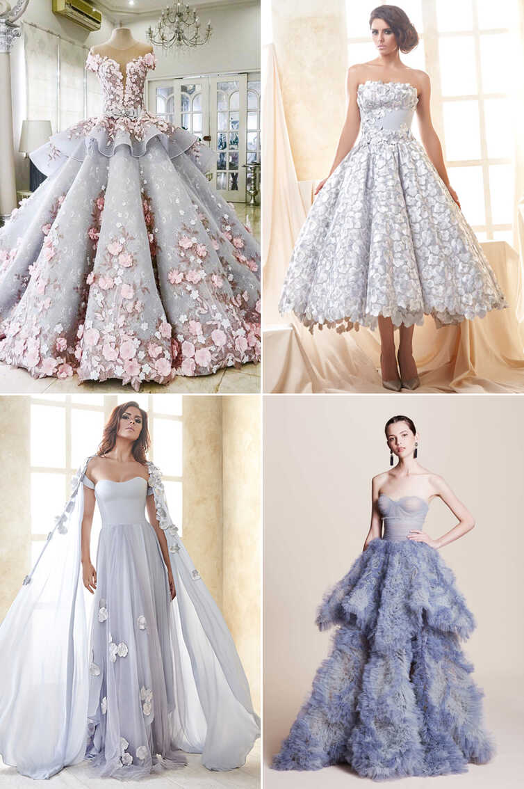 8 Hot Color Trends for Wedding Reception Dresses! - Praise Wedding