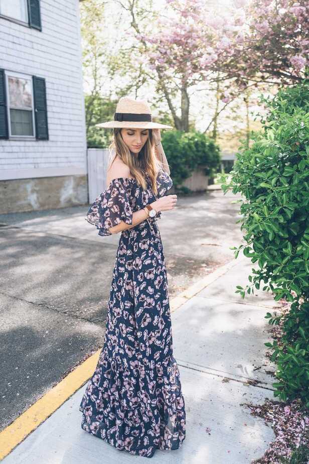 8 Off the Shoulder Floral Maxi Dresses For Every Budget | The New ...