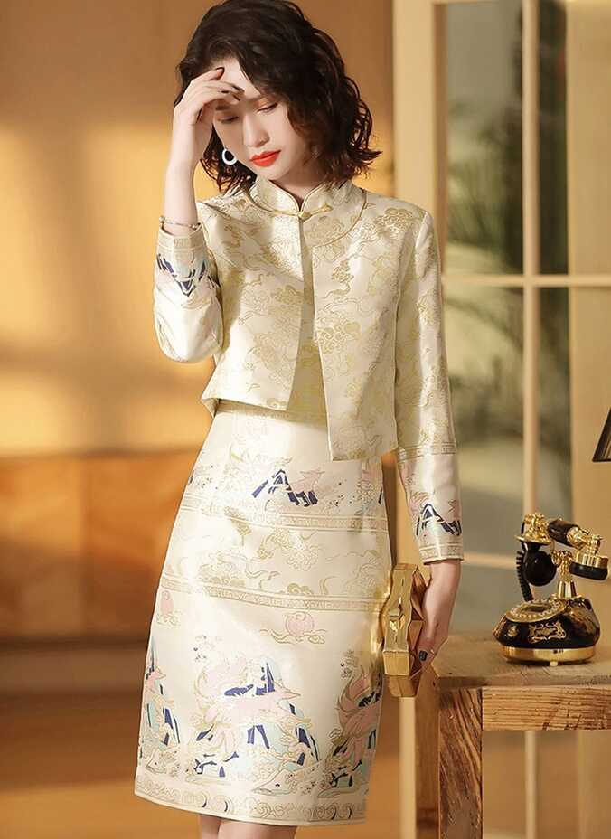 88.0US $ 45% OFF|Modern Chinese Cheongsam Qipao Women Traditional ...