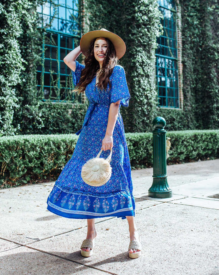 A Boho Blue Dress &amp; Memphis Musings | Lone Star Looking Glass