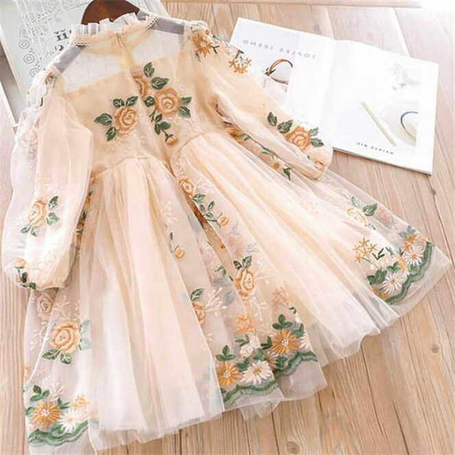 AAMILIFE Lace Princess Dress Summer Girls Clothes 3 5 9 Years Kids ...