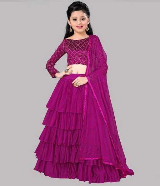 AAYARON Girls Wedding Top and Skirt Set Price in India - Buy ...