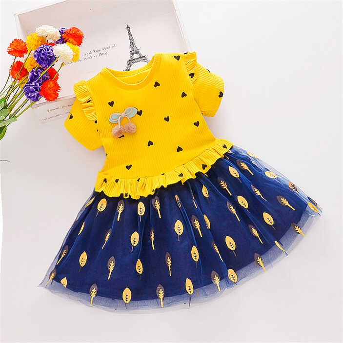 ALLGOOD】Toddler Party Kids Dresses for Girls Children Clothing 1 ...