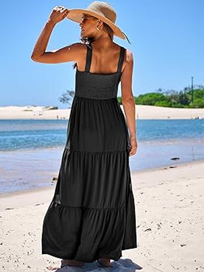 ANRABESS Women&#39;s Summer Casual Long Maxi Beach Vacation Dresses ...