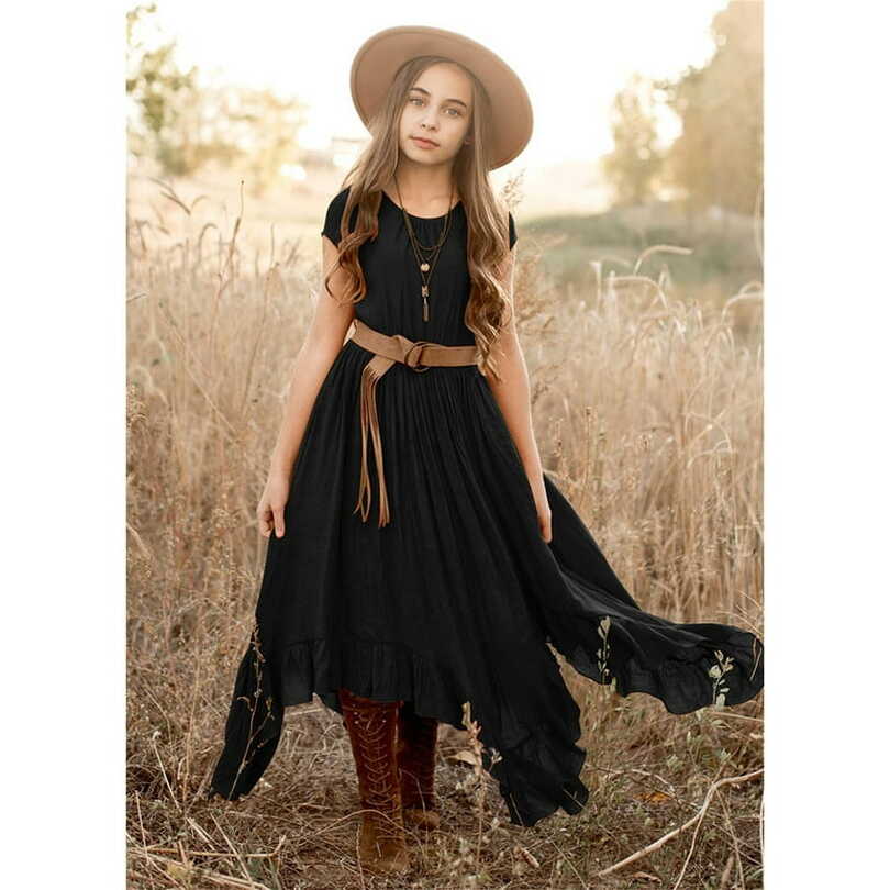 Aayomet Summer Dresses for Teens, Long Sleeve Skater Dress with ...