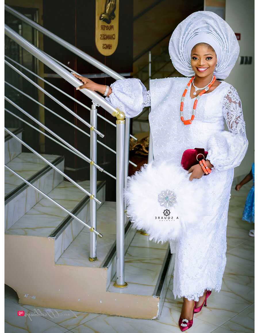 Adejoke &amp; Olurogba&#39;s all white traditional wedding | #Ship2Forever ...