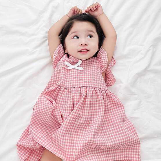 Adorable Summer Baby Girls Dress Pure Cotton Korean Style Princess ...