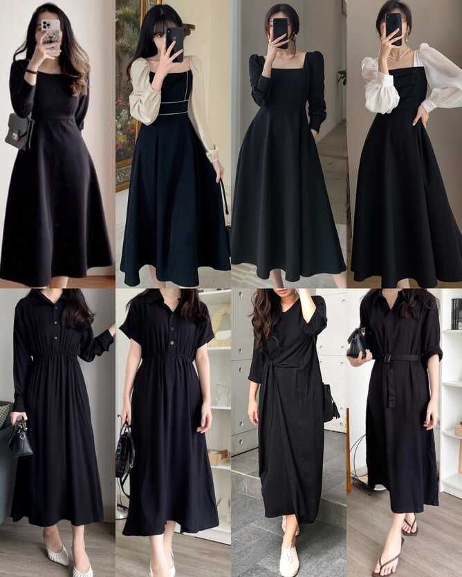 Aesthetic Stuff ? on X: &quot;Elegant black dress outfit ideas – a ...