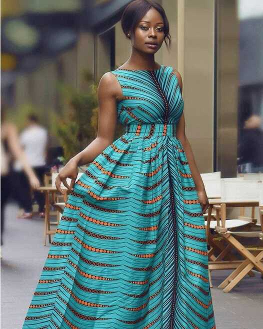 African Print Dress Ankara Dress African Women Outfit Ankara Dress ...