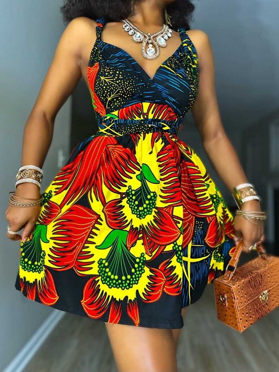 African Short Infinity Dress / African Wedding Dress / Women&#39;s ...