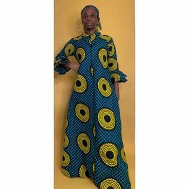 African off Shoulder Dress, Maxi Dress, Summer Dress, Ankara ...