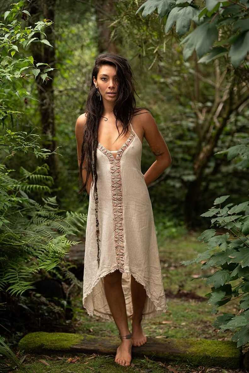 Aluna Boho Dress - Bohemian Gypsy Hippie Wild Sexy Festival Boho ...