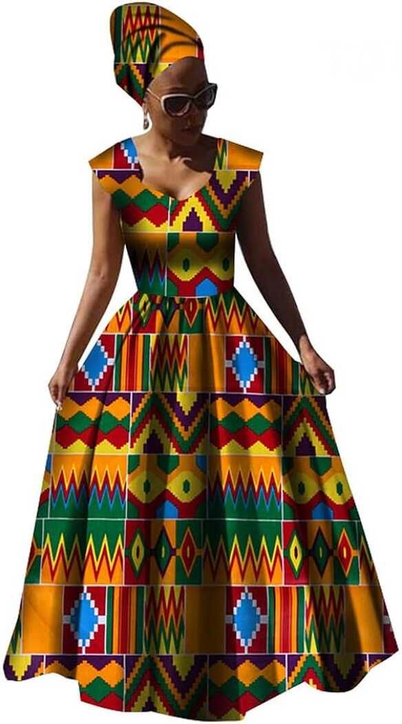 Amazon.com: African Dresses for Women Traditional African Clothing ...