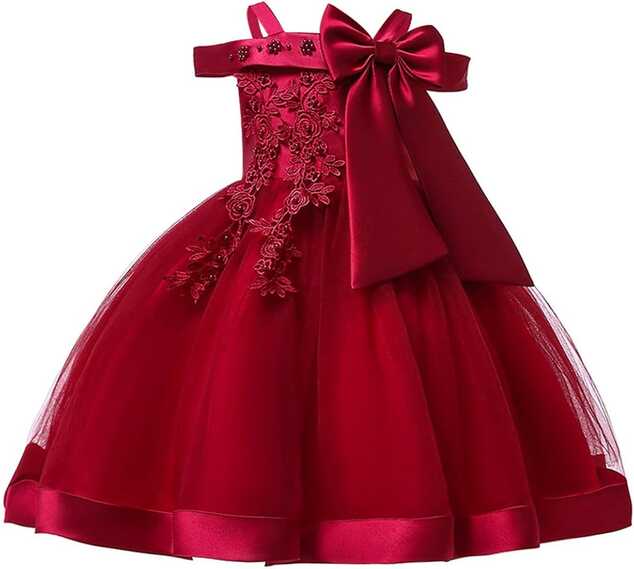 Amazon.com: Church Dresses for Little Girls Party Dress 4 Years ...